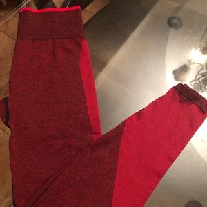 Victoria’s Secret PINK Red Seamless Leggings